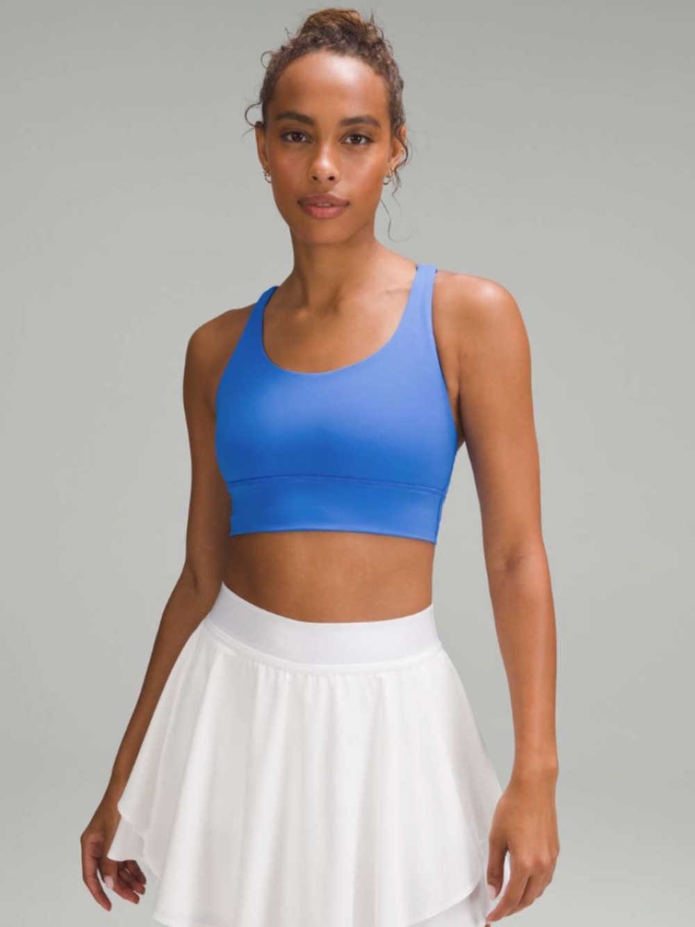 Lululemon Energy Longline Bra Blue